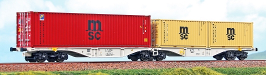 ACME 40368 - H0 - Containertragwagen Sggrs 80 MSC, VTG, Ep. V-VI